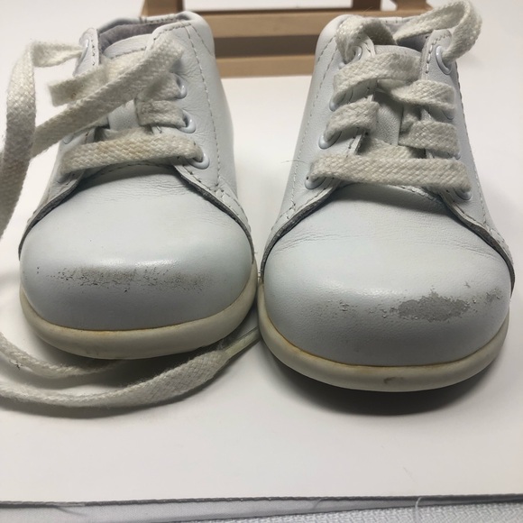 Stride Rite Jamie ll White Leather Baby Shoes Size 3XXW - Picture 10 of 10
